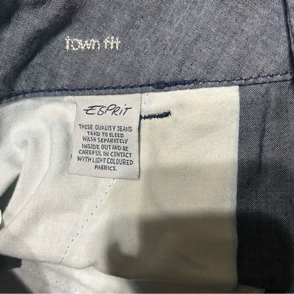 Esprit Denim straight leg dress pants with front pleat. Womens size 31/32 - Picture 8 of 11
